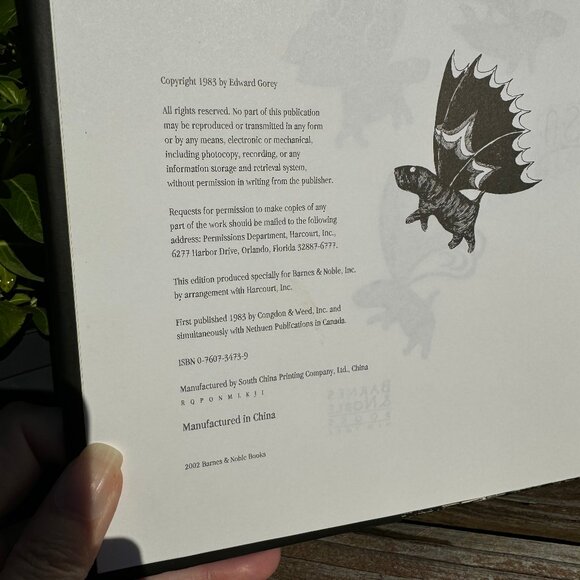 Edward Gorey, Amphigorey Also Hardback Book 2002 Gothic Barns & Noble - Picture 7 of 12